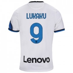 Camisola Inter de Milão Romelu Lukaku 9 Equipamento Segundo 2021-2022 Manga Curta